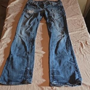 Citizens Of Humanity Blue Boot Cut Jeans